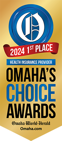 2025 Health Insurance Provider 1st Place, Omaha's Choice Awards