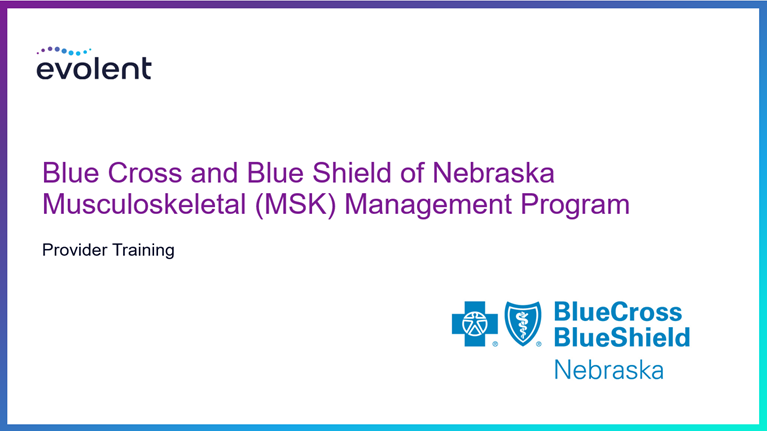 Preauthorization Update for Musculoskeletal (MSK) and Interventional Pain Management (IPM) PowerPoint